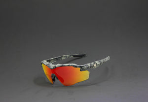 2025 STINGER JUNGLE GUN GREY CAMO RUBY FIRE Z87.1 SAFETY RX PRESCRIPTION SUNGLASSES (PRE ORDER)