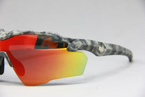 2025 STINGER JUNGLE GUN GREY CAMO RUBY FIRE Z87.1 SAFETY RX PRESCRIPTION SUNGLASSES (PRE ORDER)