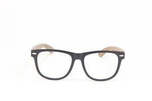 BF NUKE METEOR MATTE BLACK ZEBRA WOOD  PRESCRIPTION EYEGLASSES