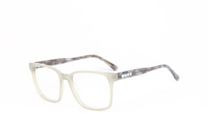 BF SEMI TRANSAPRENT GREY WITH GREY OYSTER SHELL ARMS PRESCRIPTION EYEGLASSES