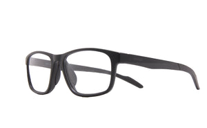 LUNAR RECTANGLE MATTE BLACK PRESCRIPTION GLASSES