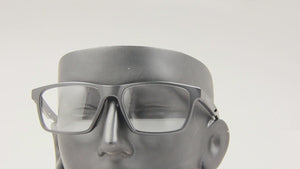 CRIMSON FROSTED GREY PRESCRIPTION GLASSES