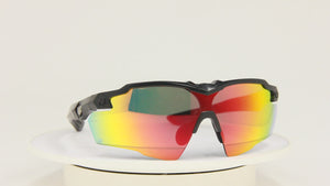 2025 STINGER INDUSTRIAL BLACK RUBY FIRE Z87.1 SAFETY RX PRESCRIPTION SUNGLASSES